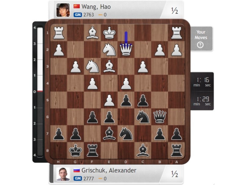 Grischuk in time trouble (1)