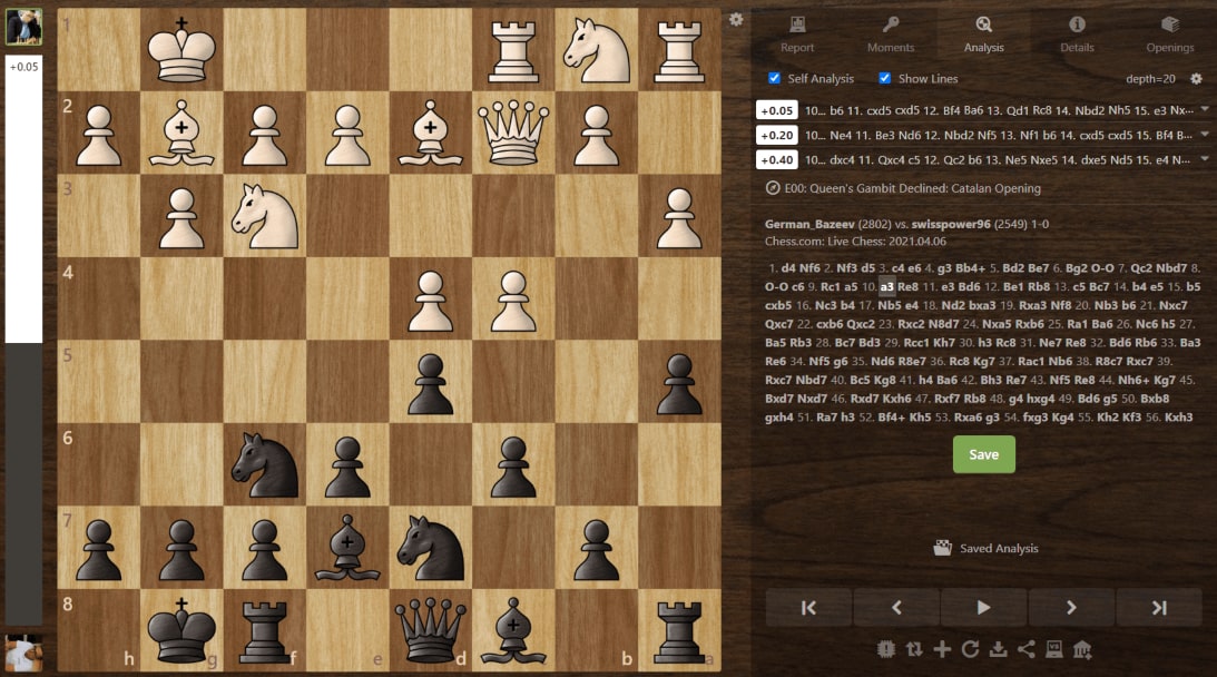 NoelStuder's Blog • How To Improve By Playing Online Blitz: Analyse Every  Single Game •