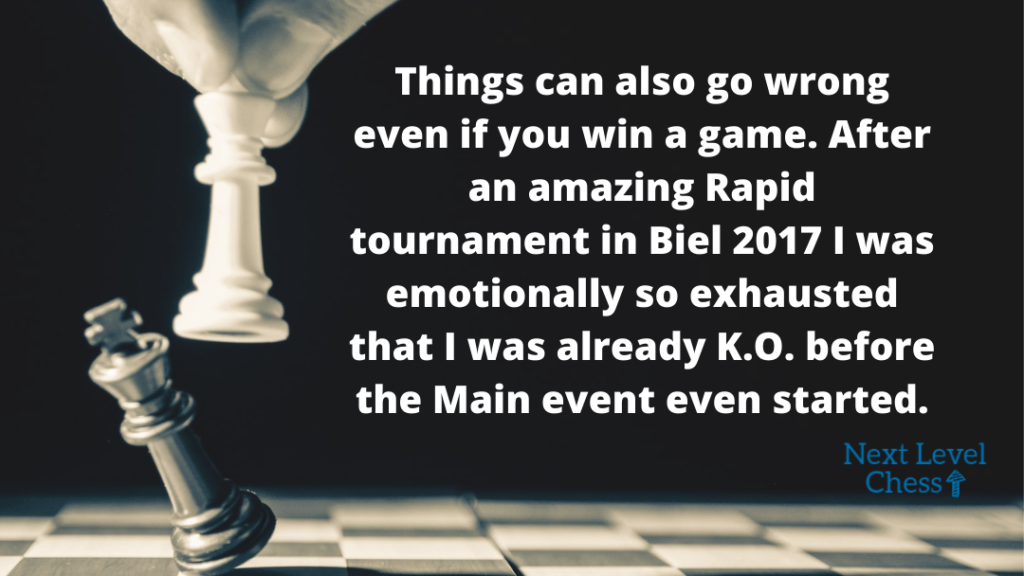 How excitement cost me one of my most important tournaments.