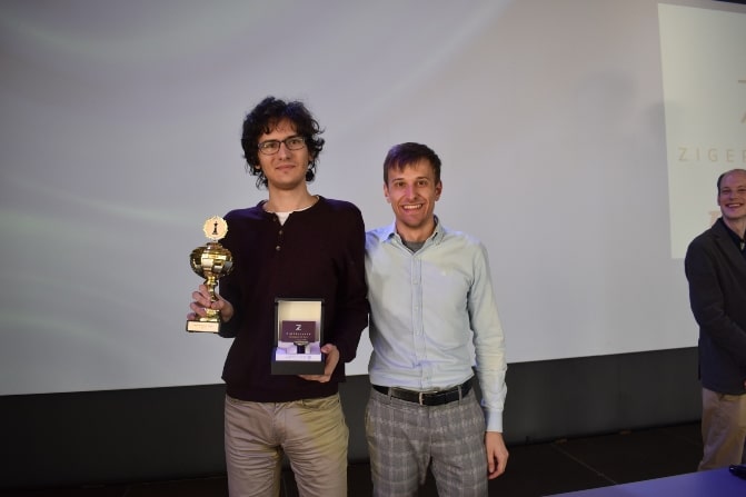 Winner of the Chess Tournament, GM Nikita Petrov