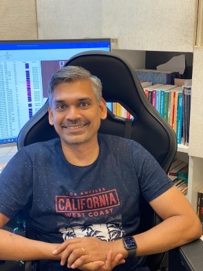 Ramesh in his office in Chennai