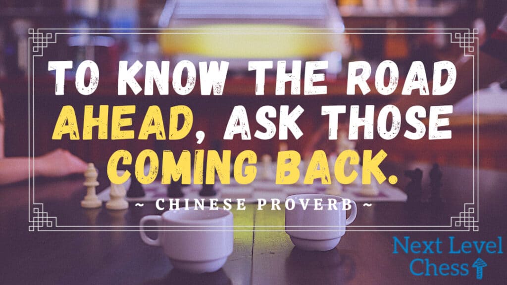 Amateur Mistake #3: To know the Road ahead, ask those coming back!